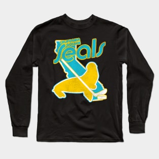 Defunct California Golden Seals Hockey Team Long Sleeve T-Shirt